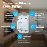 Contactor Modular Bifásico 220V-125A WellSpec Suministros ISG-VE