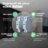 Supresor de pico 1P-40kA WellSpec Suministros ISG-VE