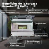 Caja de distribución 12P hermética
