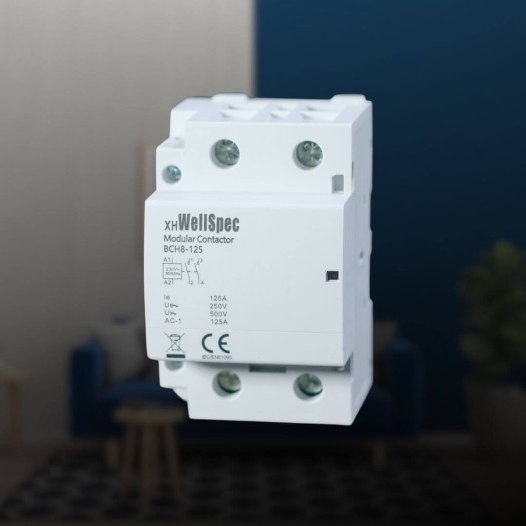 Shade Contacter Contactor modular bifásico 220V 125A WellSpec | Mayor cap. del mercado ...